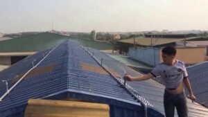 Hệ thống phun sương mái tôn nhà xưởng